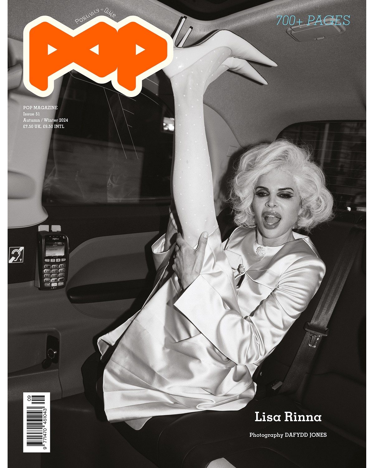 Pop Magazine cover, issue 51, Lisa Rinna, photographed by Dafydd Jones